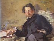 Edouard Manet Stephane Mallarme (mk06) France oil painting artist